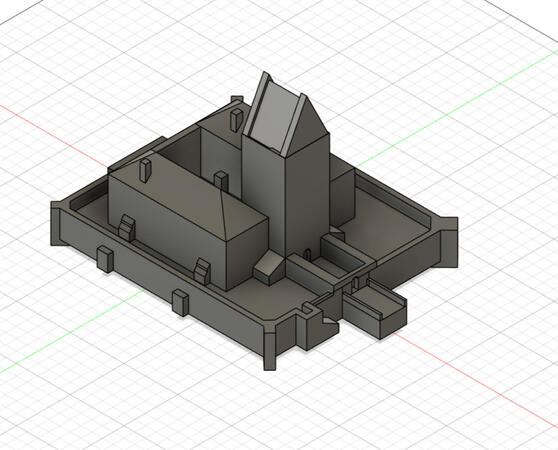 Trakai Island Castle Keep (Autodesk Fusion)