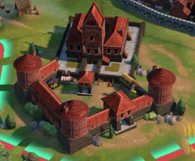 Complete Castle ingame (Civilization VII)